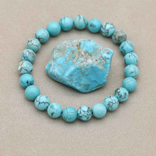 Charmaine - Turquoise parelarmband